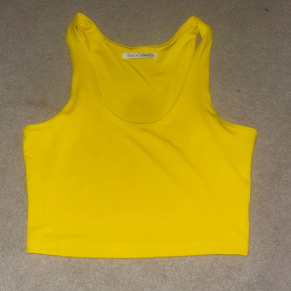 Yellow Workout top
